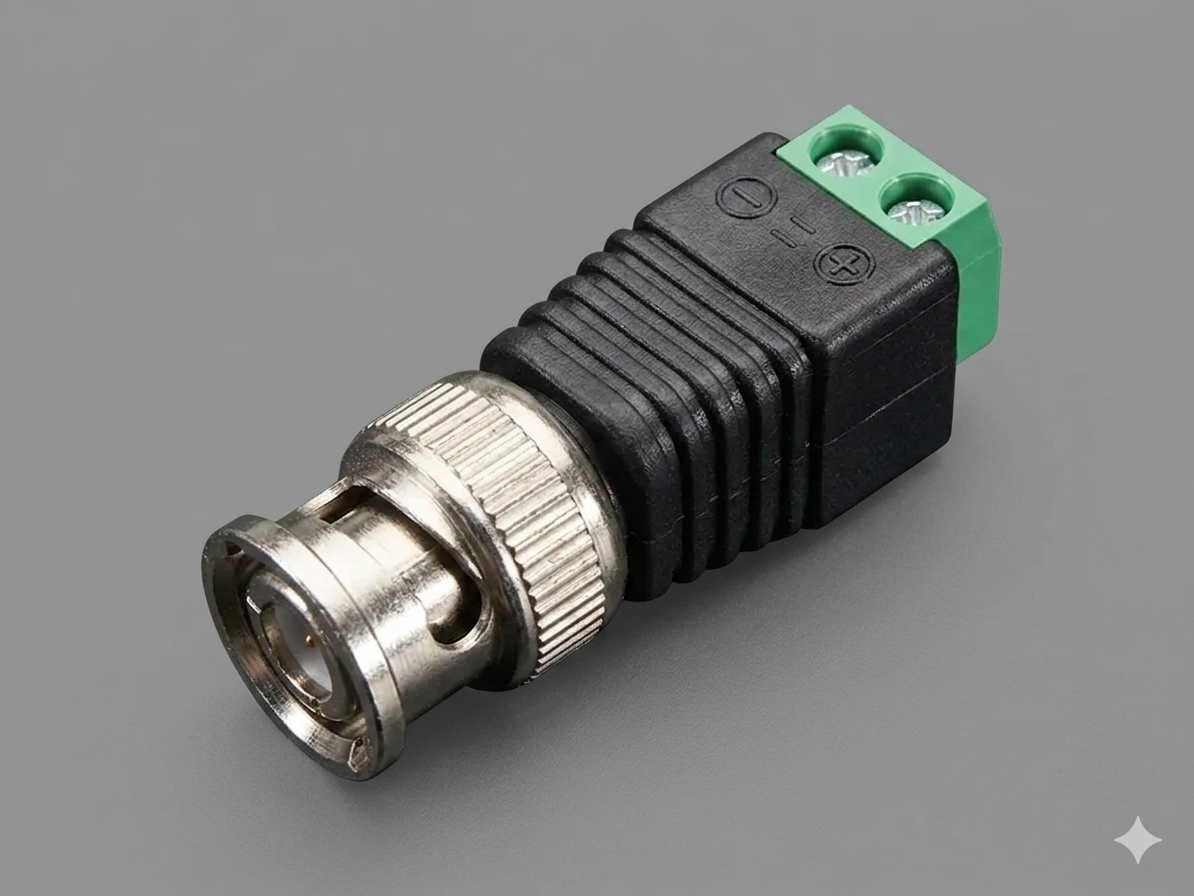 BNC Male Plug / Female Jack with Terminal Block