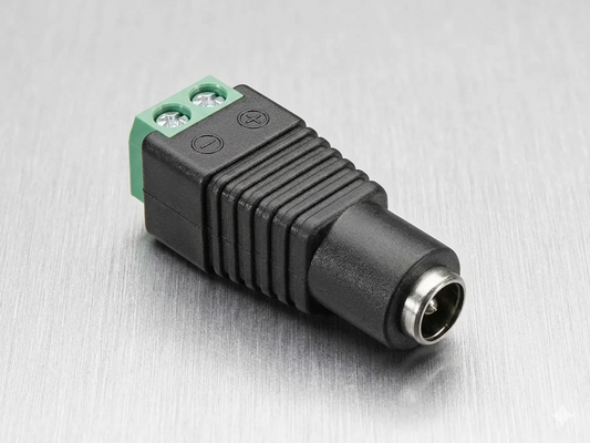 DC Power 2.1mm Male Plug / Female Jack with Terminal Block