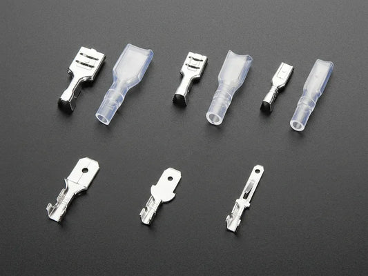 Male & Female Insulated Spade Terminals Kit – 2.8mm, 4.8mm, 6.3mm