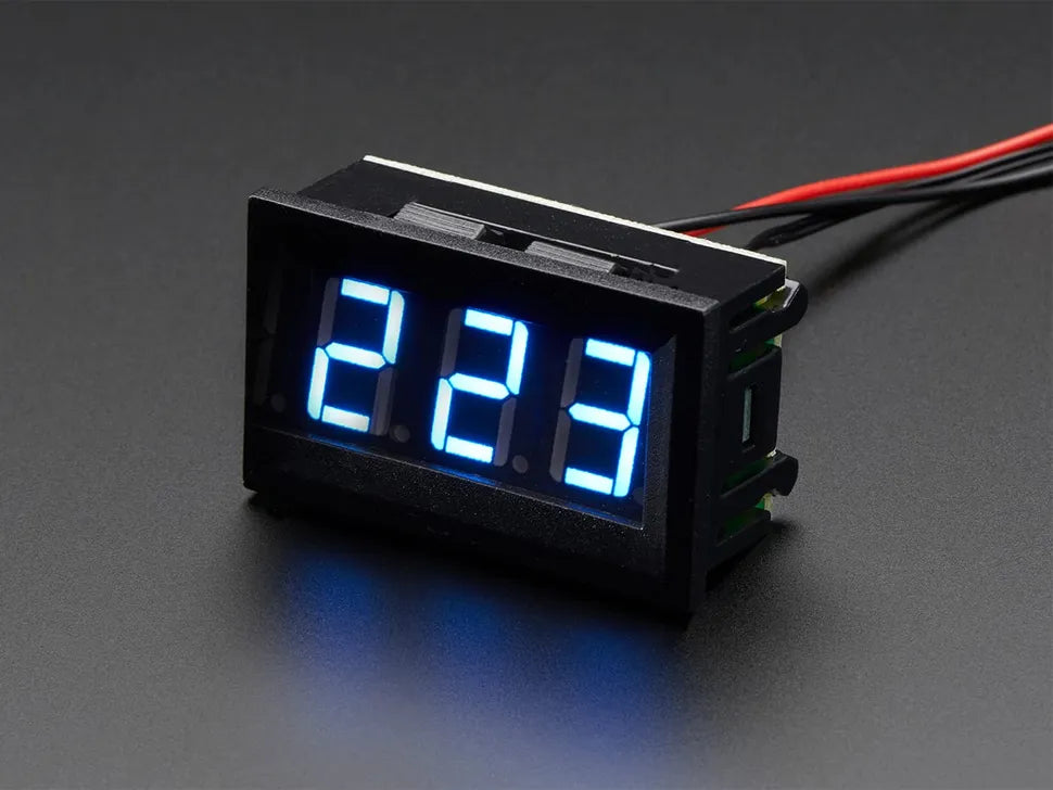 2-wire AC Voltmeter with LED Display Panel - 70V ~ 500V AC