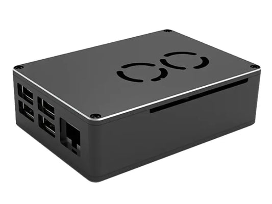 Aluminum Rugged Heatsink Case with Fans for Raspberry PI 4