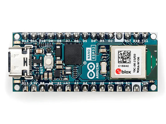 Arduino Nano ESP32 With and Without Headers