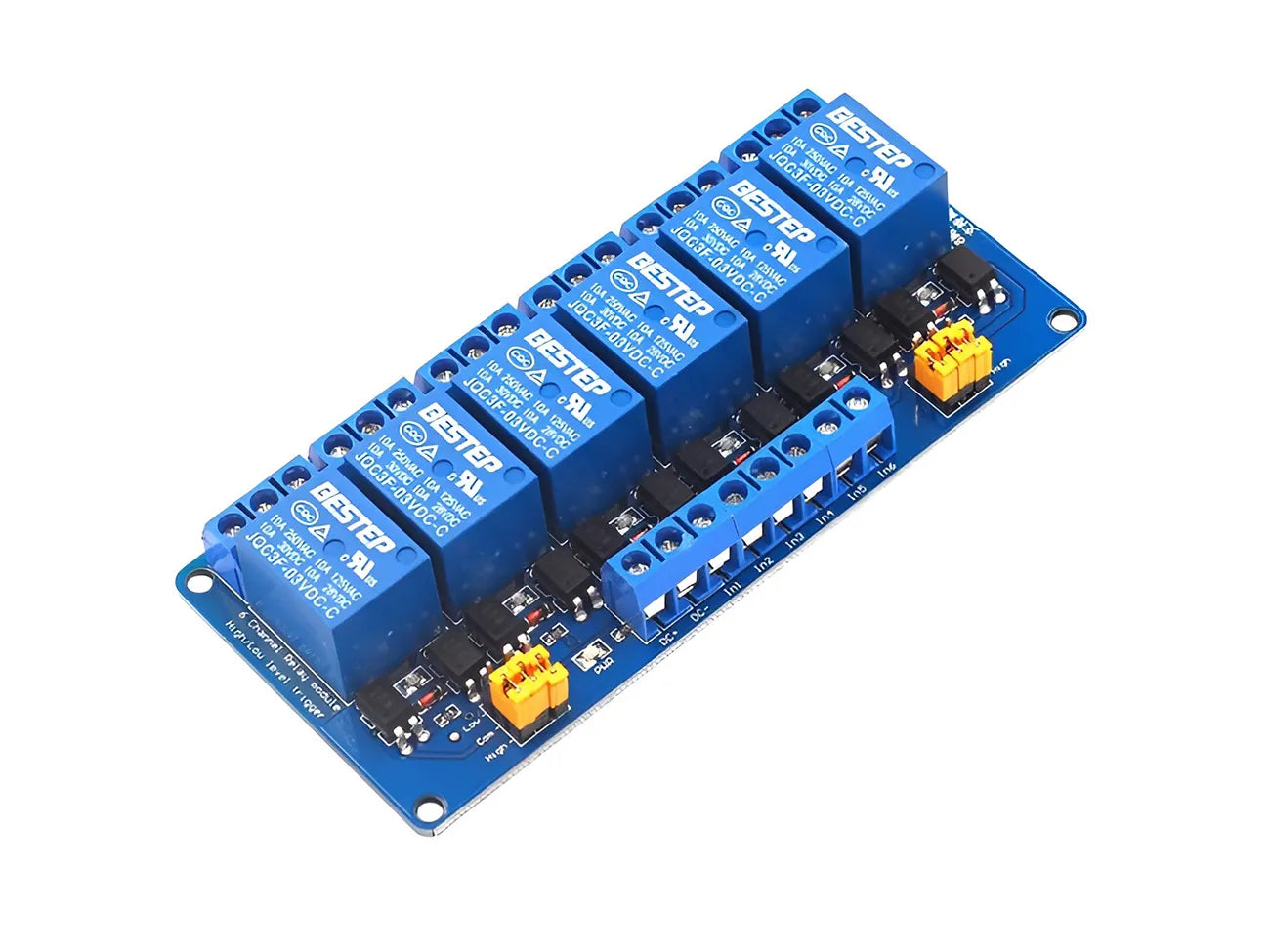 6 Channel 10A Relay Module
