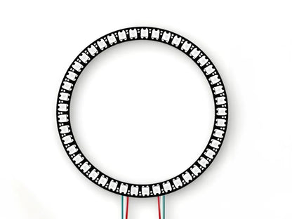 WS2812B 5050 RGB LED Ring with Wires and Connectors