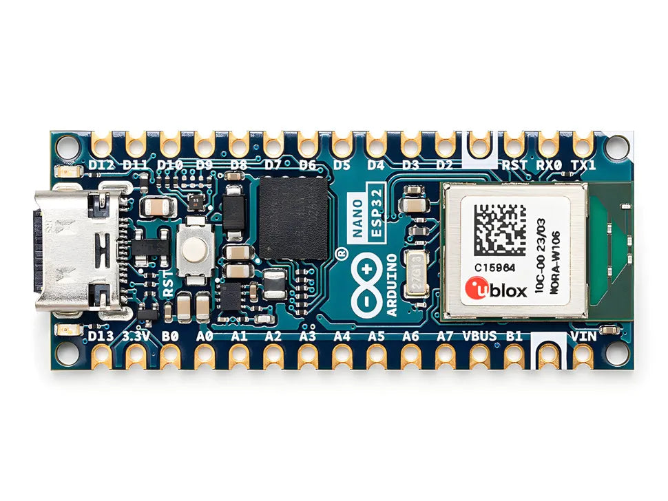 Arduino Nano ESP32 With and Without Headers