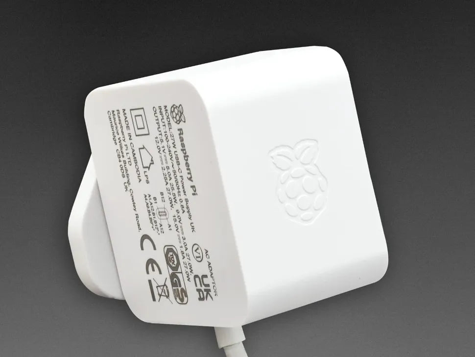 Raspberry Pi 27W USB-C PD Power Supply