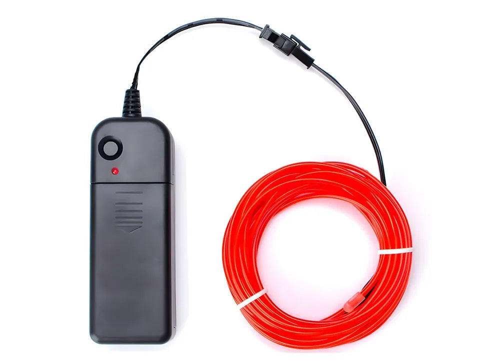 Electroluminescent EL Wire with 2xAA Pocket Inverter Box