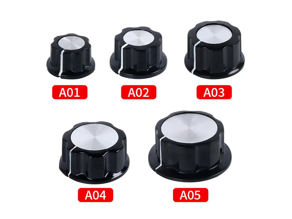MF-A0x Series Potentiometer Knobs and Dial - 6mm Shaft Hole
