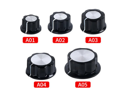 MF-A0x Series Potentiometer Knobs and Dial - 6mm Shaft Hole