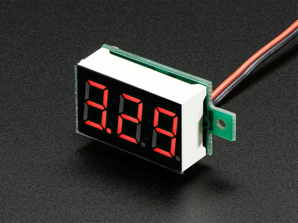 2-wire Voltmeter with 0.28 inch LED Display - 2.5V to 40VDC