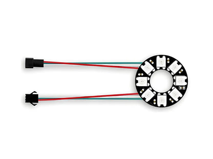 WS2812B 5050 RGB LED Ring with Wires and Connectors