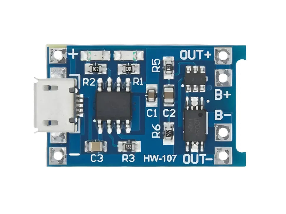 TP4056 1A Lithium Ion Battery Charging Board with Current Protection