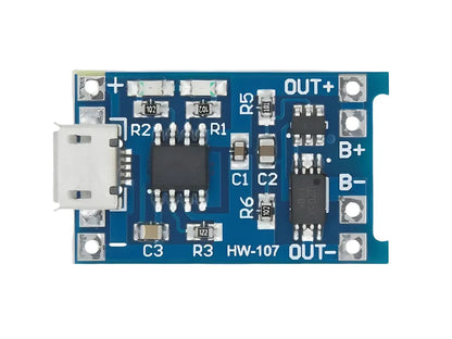 TP4056 1A Lithium Ion Battery Charging Board with Current Protection