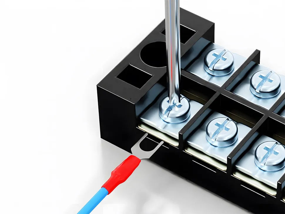 600V Barrier Screw Terminal Block Strip with Lid