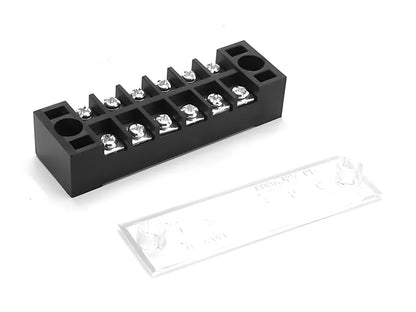 600V Barrier Screw Terminal Block Strip with Lid
