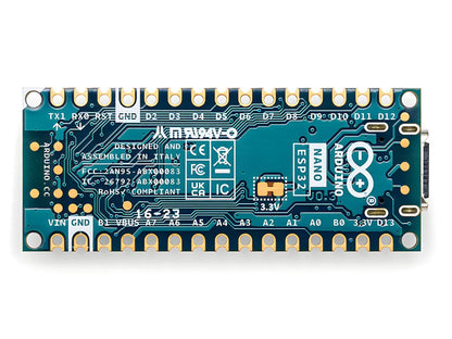 Arduino Nano ESP32 With and Without Headers
